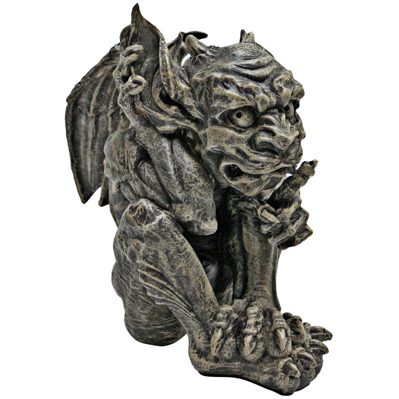 Design Toscano Whisper The Gothic Gargoyle Statue & Reviews | Wayfair